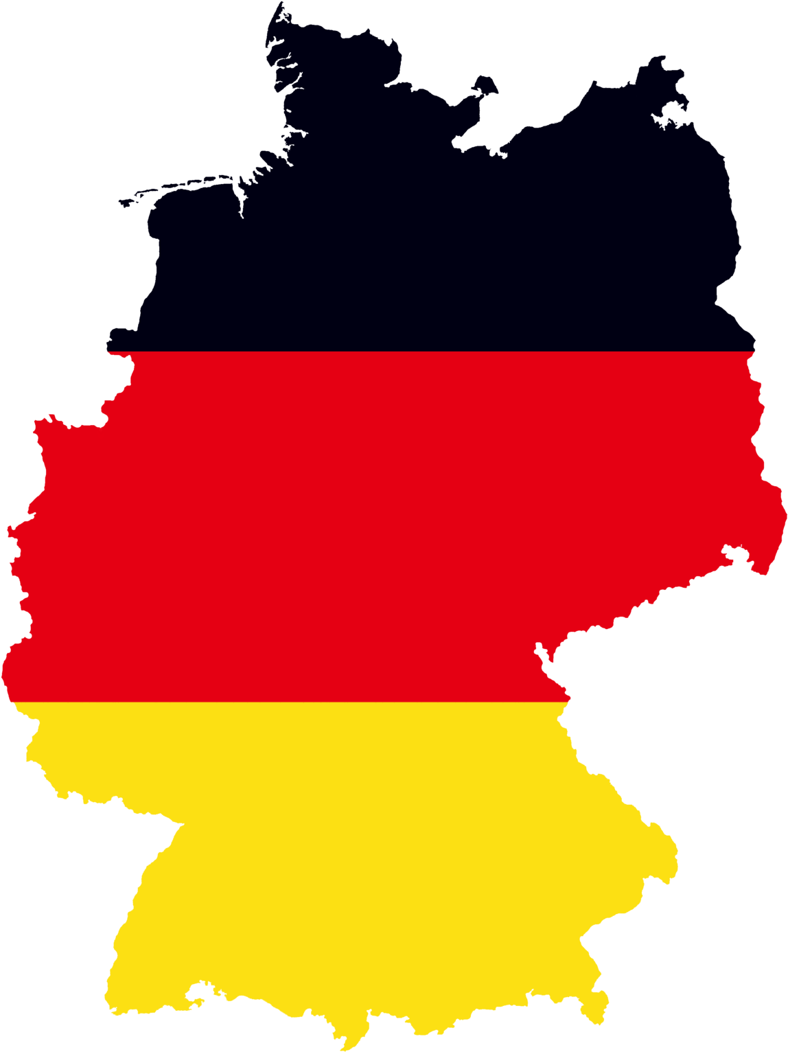 Share This Article - Germany With German Flag (1280x1584), Png Download