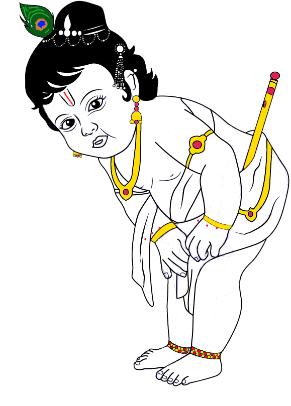 Download Four - God Krishna Line Art PNG Image with No Background - Download Four - God Krishna Line Art PNG Image with No Background -