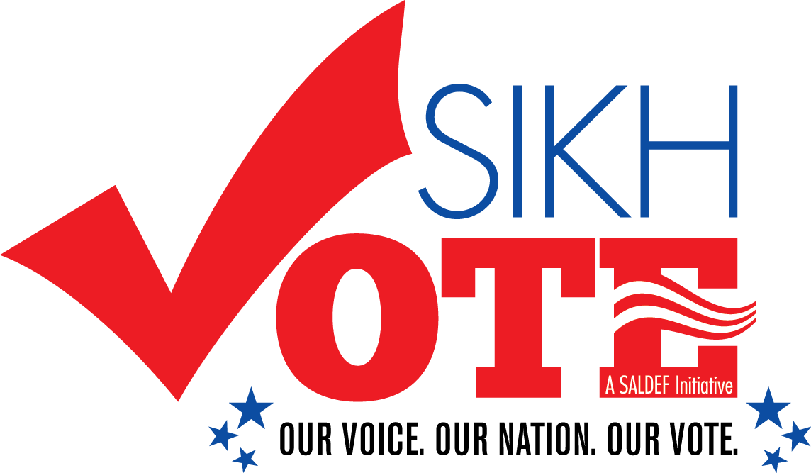 Sikhvote Is A Voter Turnout Initiative Of The Sikh - Sikh American Legal Defense And Education Fund (1144x667), Png Download