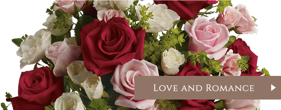 Roses Flowers Online - Love Letters - Flowers Delivered (990x357), Png Download