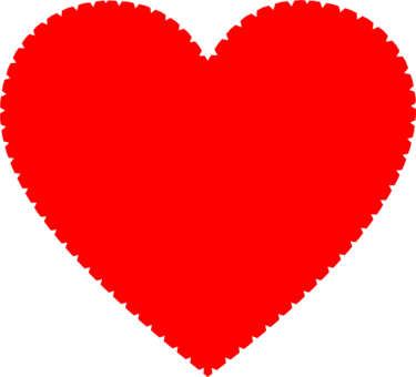 Heart Wall Of Love Romance Love Letter - Love Heart (375x340), Png Download