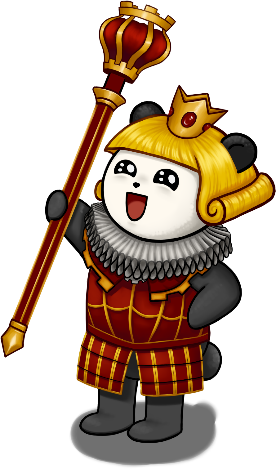 Admiral Bahroos Mascot In Palicos Kaiser Set From I - Cartoon (1188x1606), Png Download