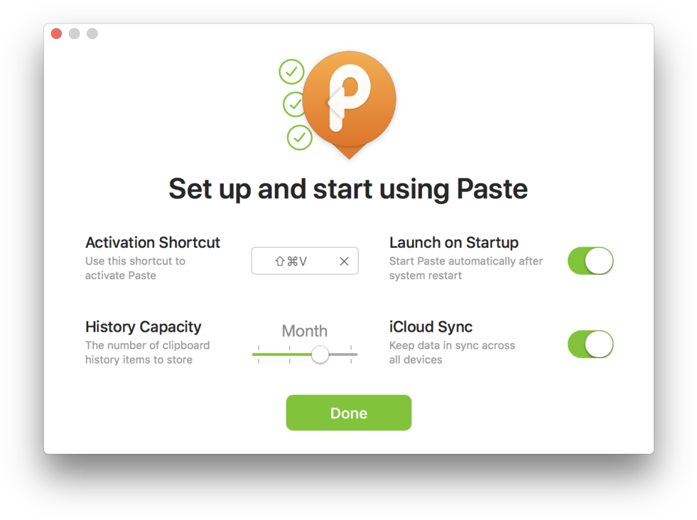 Download Paste Mac Initial Setup Clipboard PNG Image with No