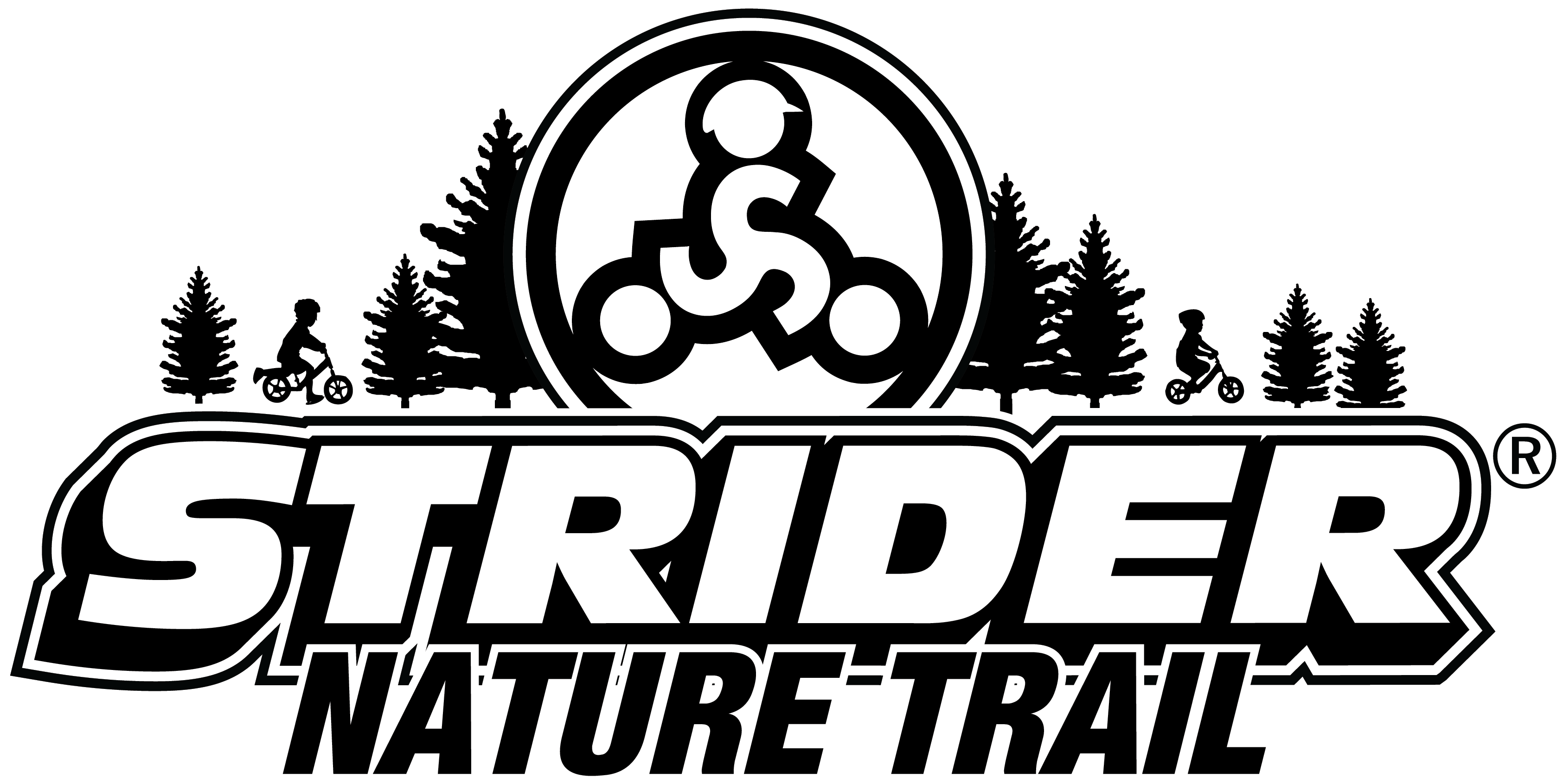Download As Png - Strider Bike Logo (3601x2008), Png Download