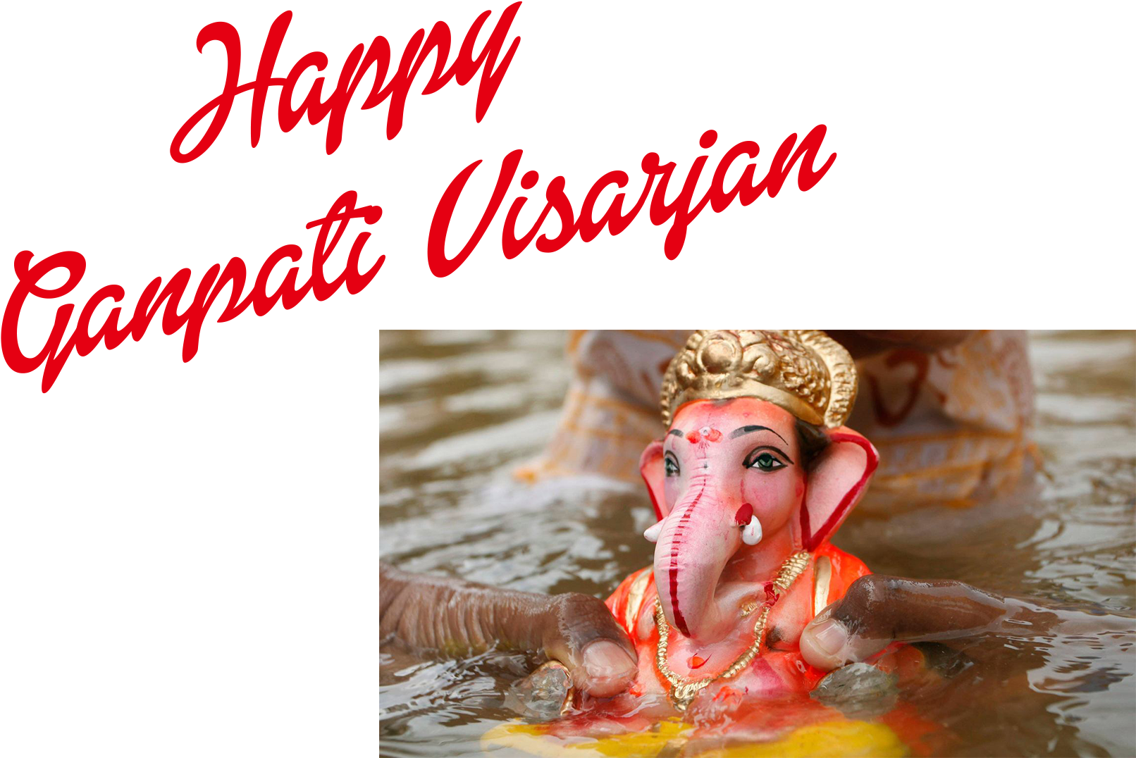 Ganpati Visarjan Png - Ganesha (1920x1200), Png Download