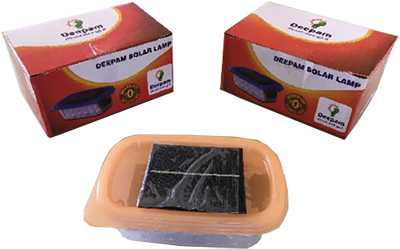 Deepam Solar Lamp - Plywood (400x312), Png Download