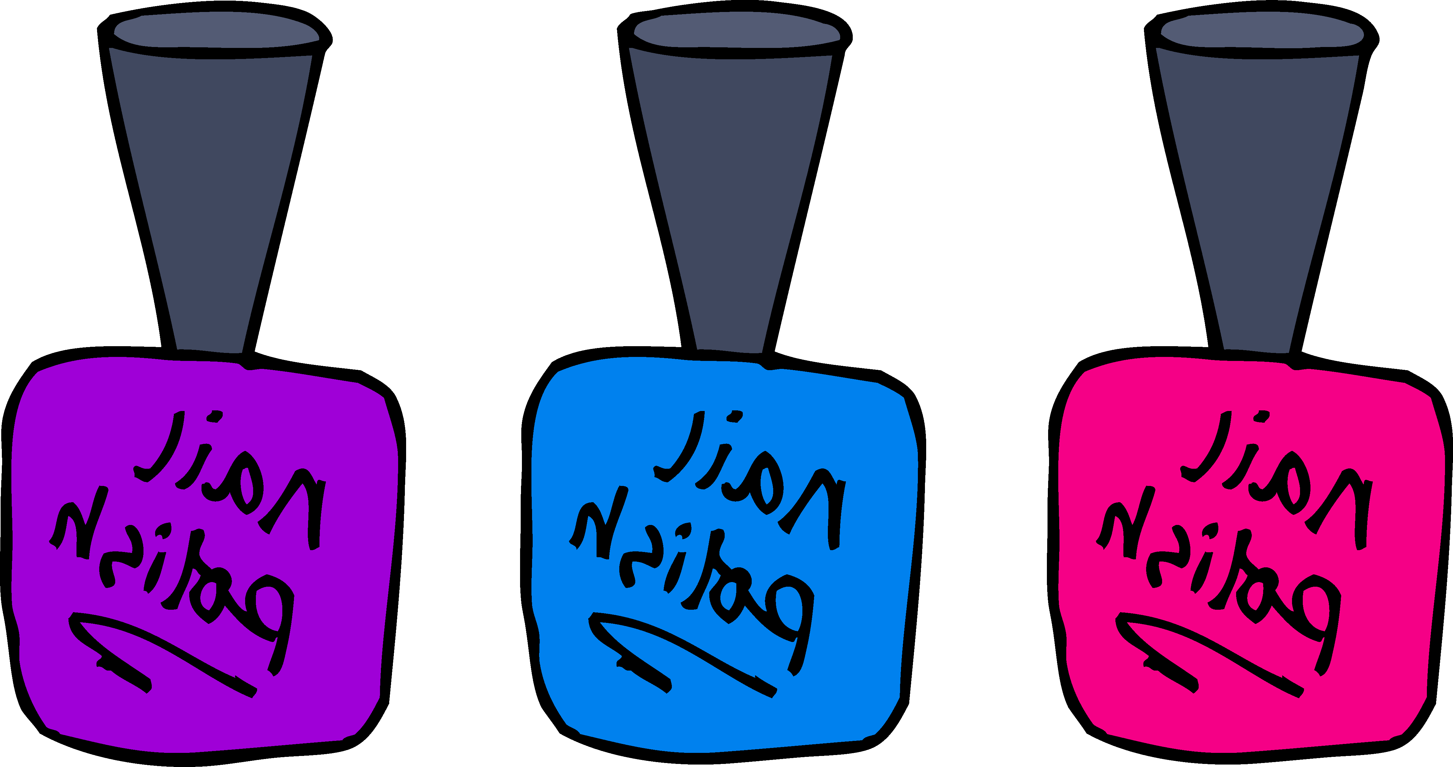 Nail Art Clipart Free Download - Painting Nails Clip Art (4730x2497), Png Download