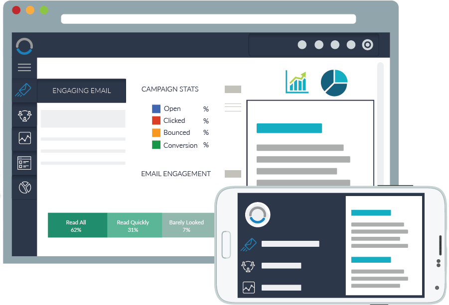 Engaging Email Marketing - Vbout (902x736), Png Download