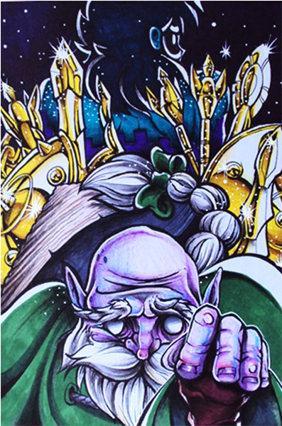 Make An Illustration With Colored Pencils And Markers - Illustration (600x600), Png Download