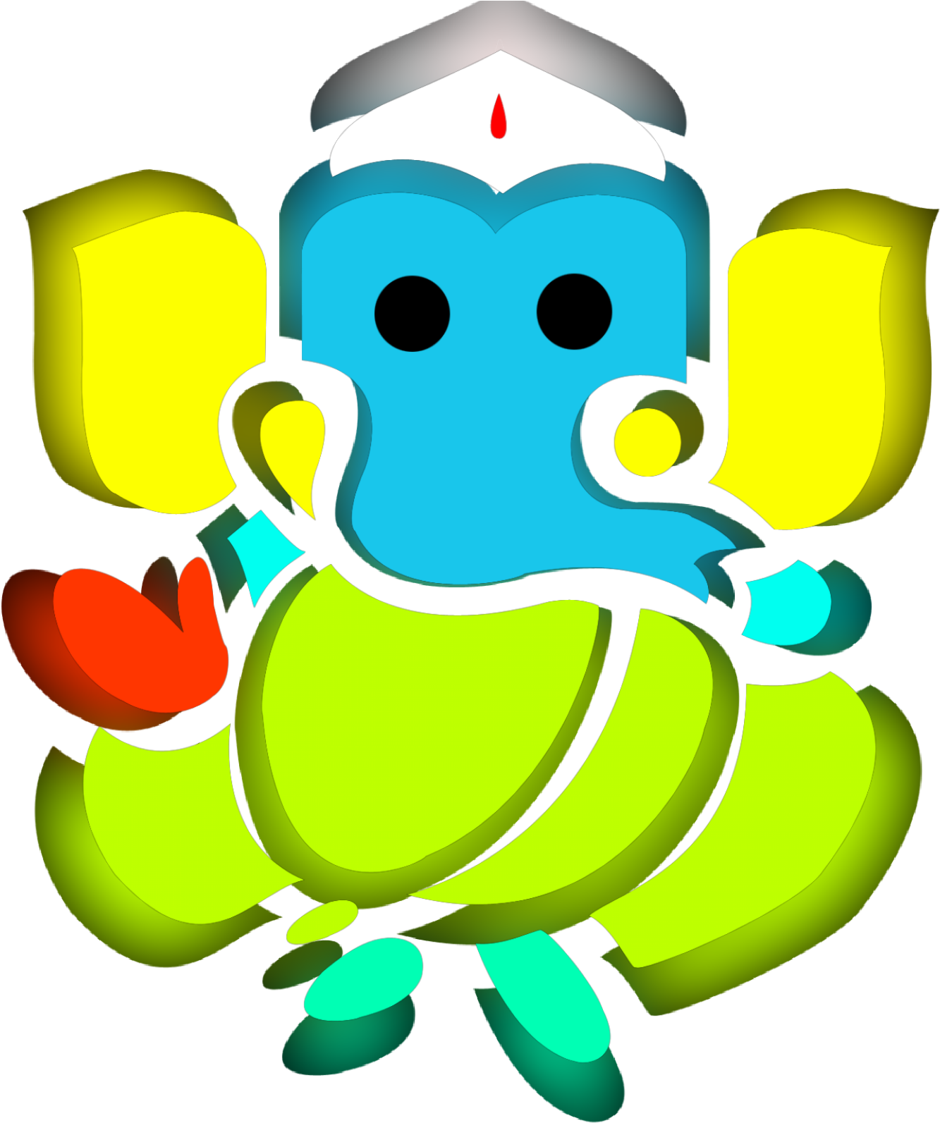 Ganesha Hd Clipart Source (1600x1600), Png Download
