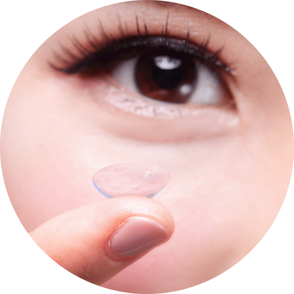 Clinical Trials & Cureclick - Contact Lens (1000x1000), Png Download