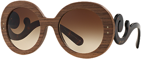 Sunglasses - Prada Baroque Pr 27rs Iam6s1 55mm - Okulary Przeciwsłoneczne (640x320), Png Download