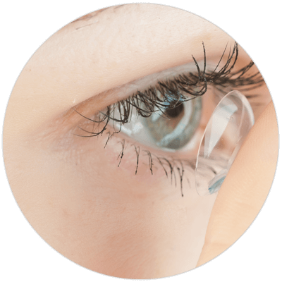 Contact Lens Fitting And Payment Options - Lentes Opticos De Contacto (400x400), Png Download