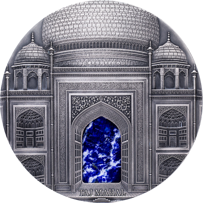Fiji 2014 100$ Taj Mahal 1 Kg Antique Finish Silver - Silver (400x400), Png Download