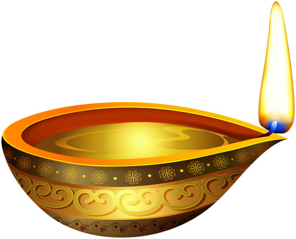 Diwali Candles Png Download - Clip Art (600x485), Png Download