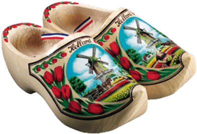Wooden Shoe Windmill Design - Dutch Wooden Shoes Png (400x400), Png Download