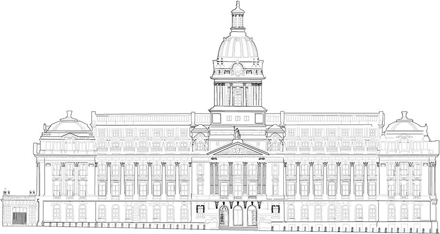 Penthouse Nusla Design - Classical Architecture (920x487), Png Download