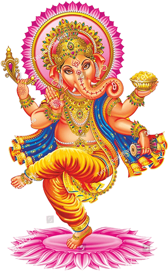 Hindu God Ganesha Png Images Photos Pics Hd Source - Ganesh Chaturthi Date 2018 (372x544), Png Download