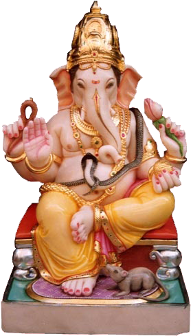 Ganesh Ji Statue - Ganesh Murti Png Hd (298x500), Png Download