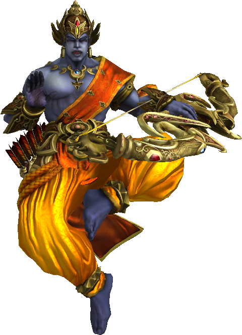 Ravana Art Smite (547x671), Png Download