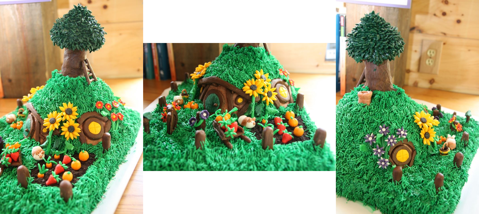 Sonette's Custom Hobbit Cake - Birthday Cake (1968x881), Png Download