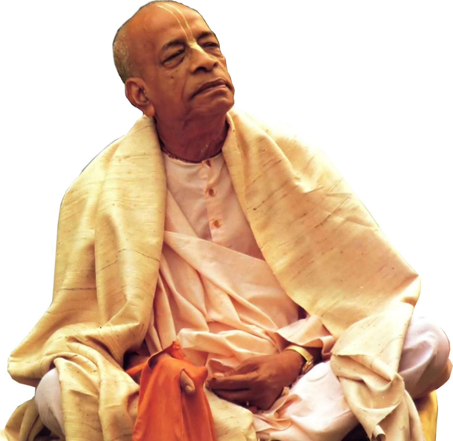 Srila Prabhupada - Srila Prabhupada Sitting (1600x1497), Png Download