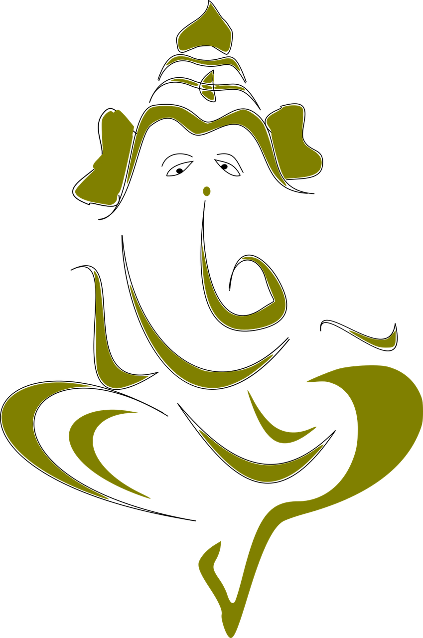 Vector - Vinayagar Png (500x753), Png Download