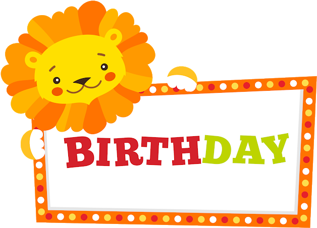 Download Read It Lion With Lighted Sign Birthday Banner