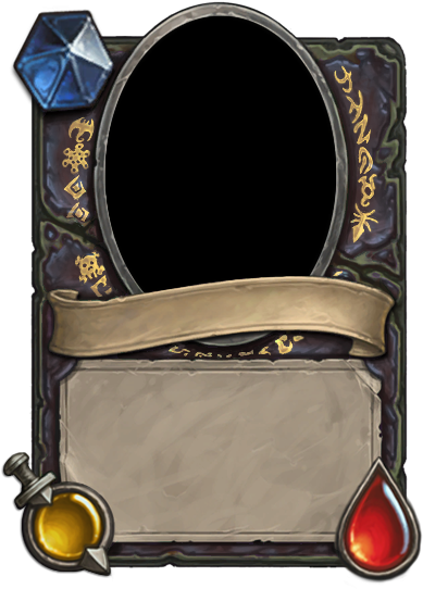 Is It Possible To Add New Custom Class Card Border - Hearthstone Zerg (400x543), Png Download