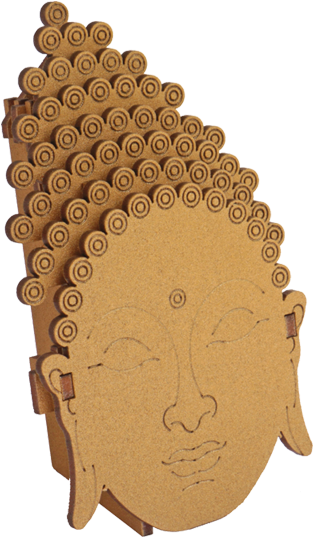 Buddha-side1 - Lord Buddha Model Kit (400x767), Png Download