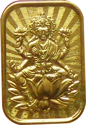 450mg Gini Laxmi Gold Coin - Gold Coin (500x500), Png Download