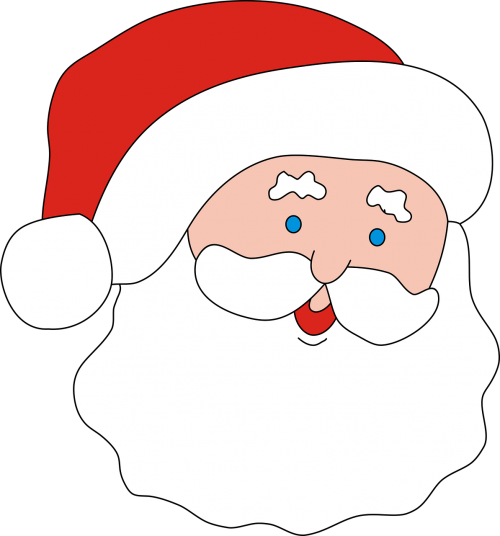 Nicholas,holy,santa Claus,cap,face,the Head Of The, - Đầu Ông Già Noel (500x536), Png Download