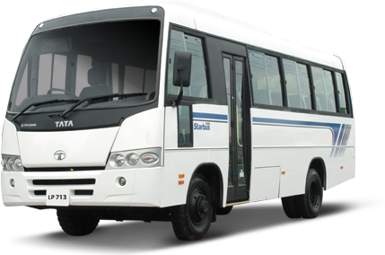 28 Seater Bus On Rental Basis In Ahmednagar - A C Bus On Rent (540x285), Png Download