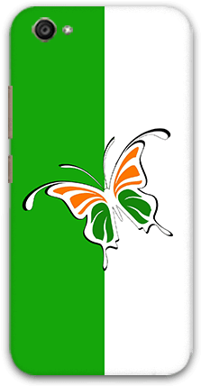 Butterfly In India Tricolor Vivo V5 Plus Mobile Back - Mobile Phone (600x600), Png Download