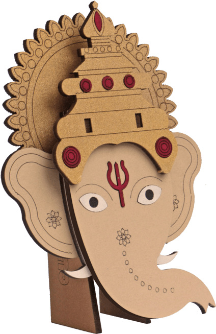 Ganesh Side Min - Cultmode Lord Ganesha (500x767), Png Download