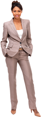 Rule - Tight Business Woman Pants (300x400), Png Download