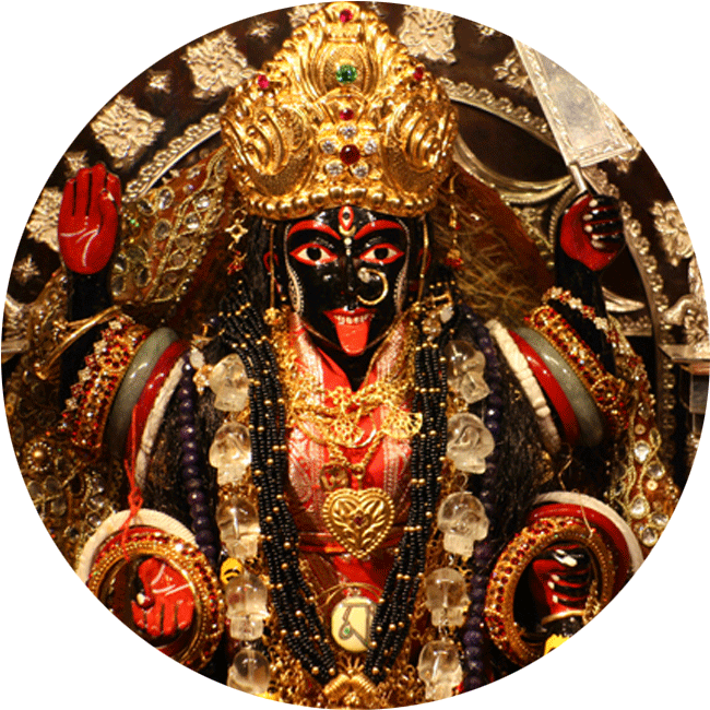 Jai Maa Tara - Dakshineswar Kali Maa Png (665x662), Png Download
