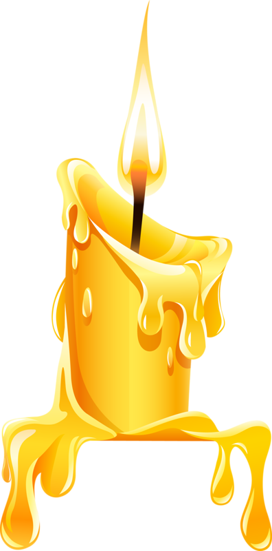 Candles Clipart Jar Candle - Candle Clipart Png (396x800), Png Download