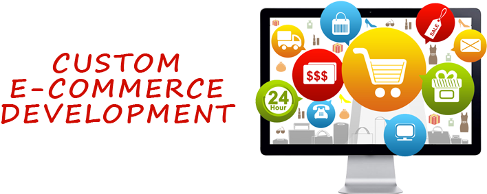 Custom Ecommerce Website Development (770x304), Png Download