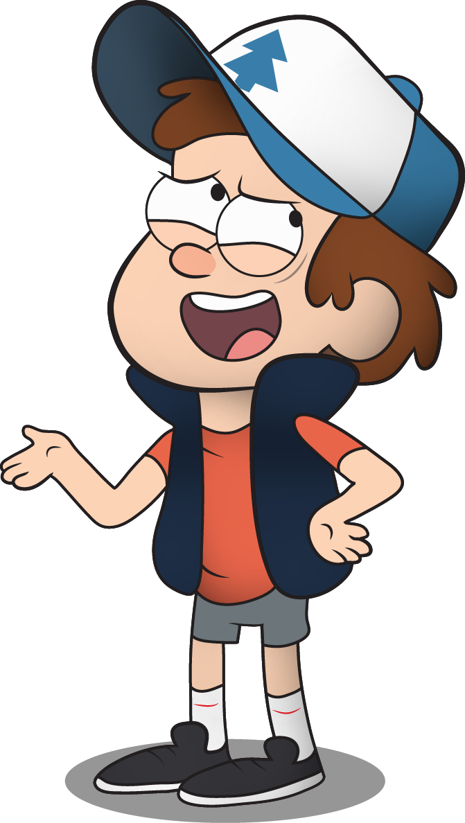 Dipper Personagens, Caderno, Dipper Pines, Dipper E - Gravity Falls Characters Dipper (671x1188), Png Download