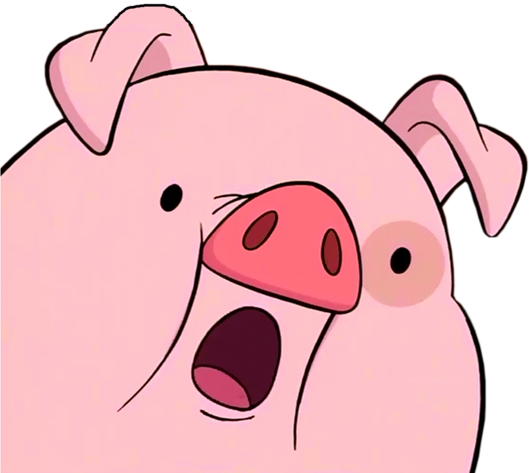 S1e7 Waddles Shock Transparent - Waddles Gravity Falls Icons (1050x950), Png Download