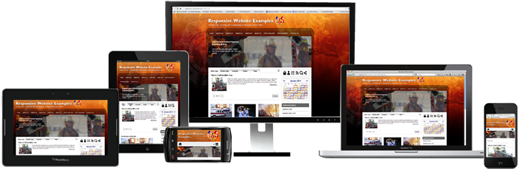 Responsive Websites Automatically - Website On Multiple Devices (750x260), Png Download