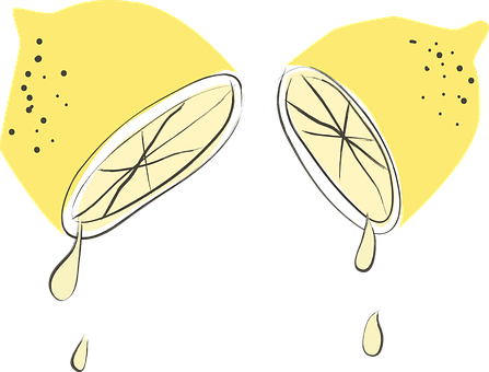 Lemons Yellow Fruit Citrus Food Fresh Heal - Lemon (447x340), Png Download