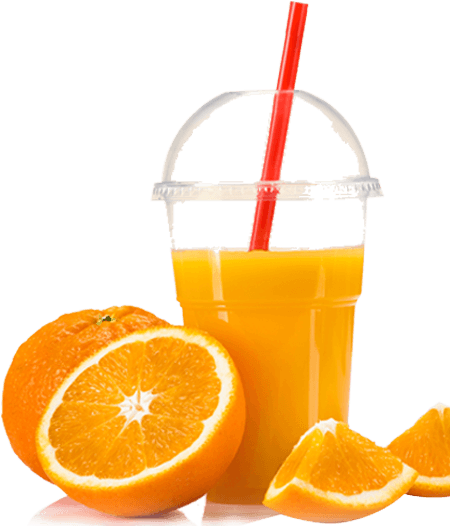 Fresh Juices - Orange Juice Take Away (449x533), Png Download
