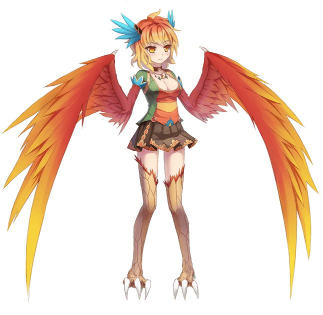 Regarded By Hindu Lore As The King Of All Birds And - Harpy Monster Musume (646x631), Png Download