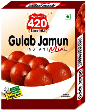 Instant Gulab Jamun Mix - Agarwals 420 Gulab Jamun Mix (420x420), Png Download
