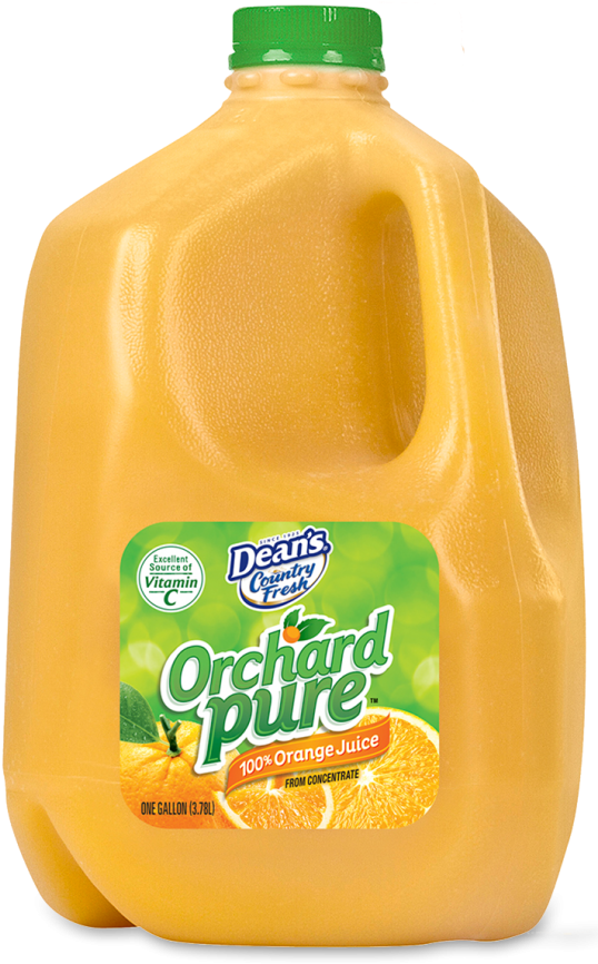 Orange Juice - Country Fresh Orchard Pure Orange Juice (547x900), Png Download