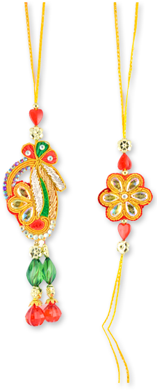 Diamond Rakhi Is The Most Special Type Of Rakhi - Laddu (226x558), Png Download