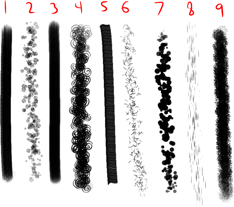 Png Free Download Custom Brushes Only On Firealpaca - Normal Brush Download Firealpaca (789x724), Png Download