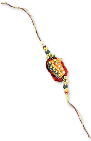 You Can Send Exclusive Rakhi To Anywhere In India With - Bead (308x475), Png Download